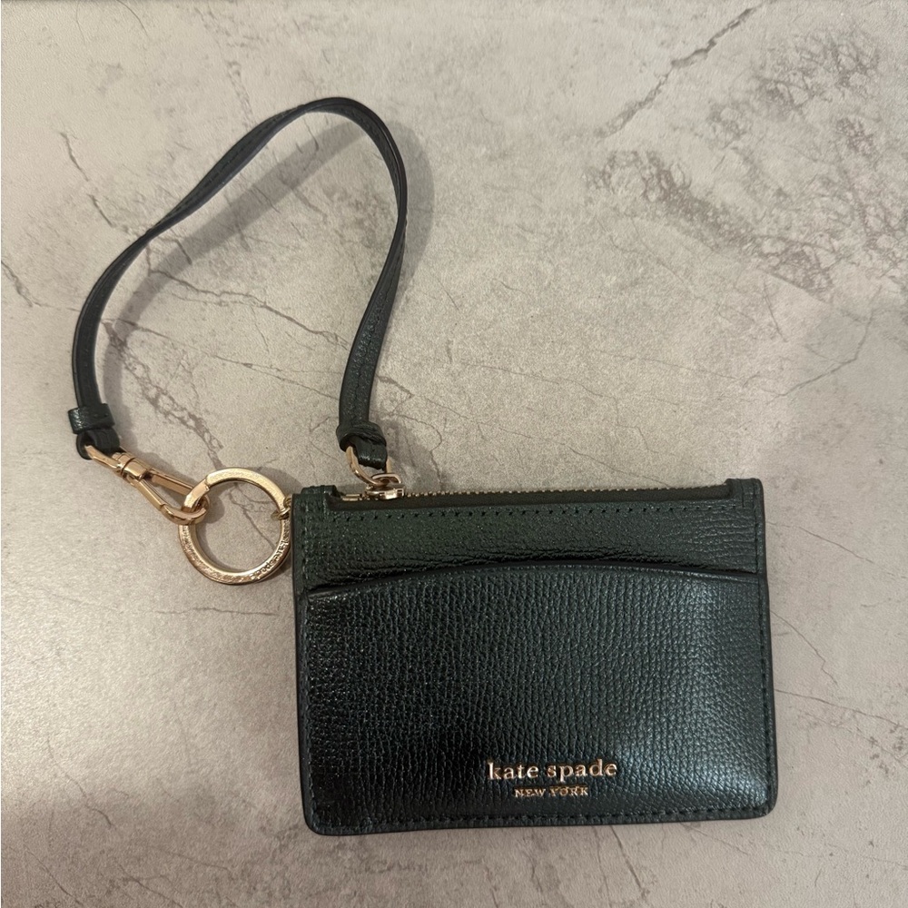 Kate Spade New York Leila Saffiano Leather Coin Card Case Wristlet Holder